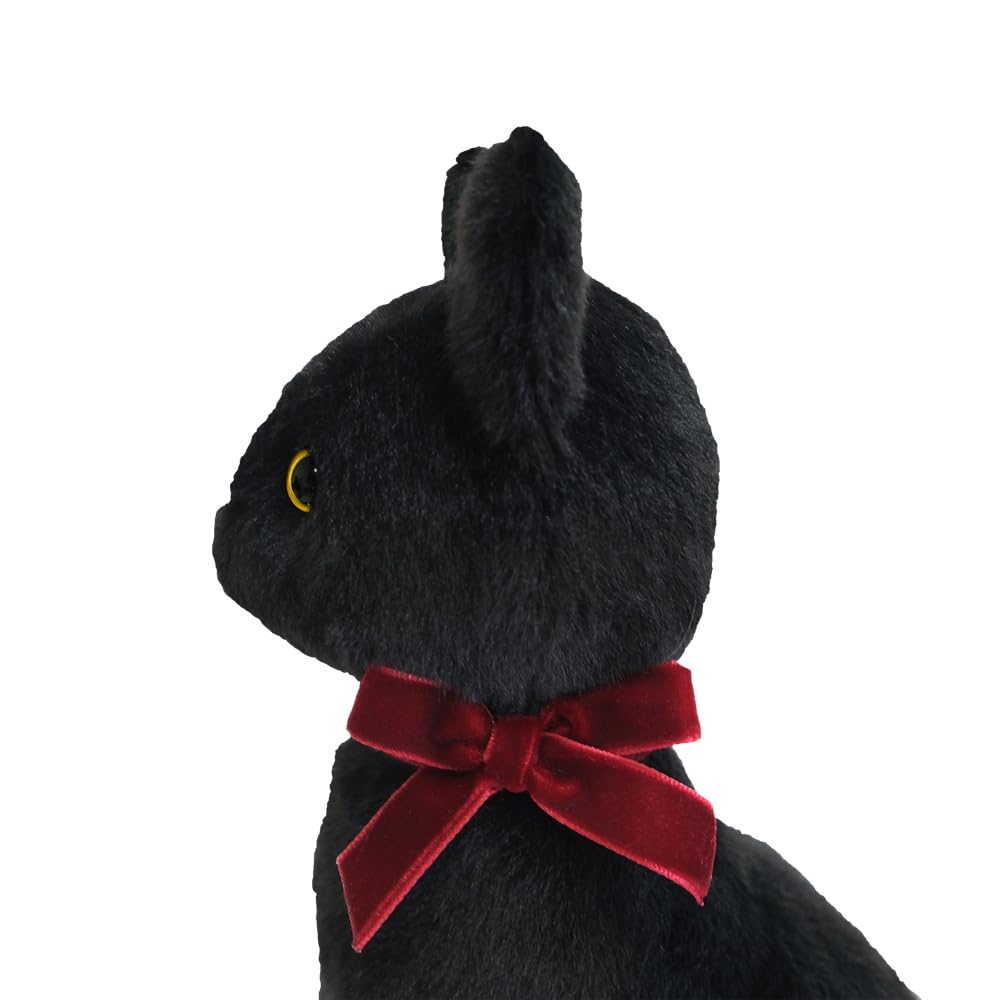 Sunlemon Jolly Black Sitting 13 x 12 x 19 cm Plush Animal Cat P-9072