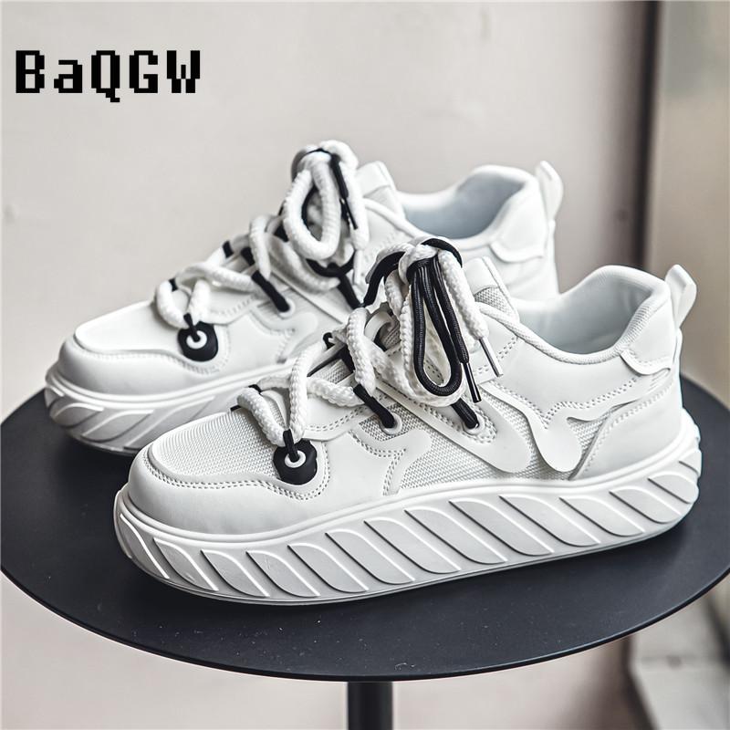 Korea Style White Shoes Men Hip Hop Punk Skateboard Shoes Fashion Sneakers Student Outdoor Sports Casual Shoes for Women Sneaker