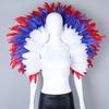 Party Luxury Scarf Feather Cosplay Designer Punk Halloween Masked Ball Carnival Feather Punk Carnival Party Apparel Accessories