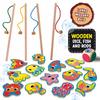Lisciani lisciani montessori wood drewno baby fish fun magnetyczne łowienie