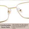 Ultra-light Myopia Glasses Metal Square Frame Flat Lenses Spectacle Glasses Anti Blue Light Plus Diopters Near Sight Eyeglasses