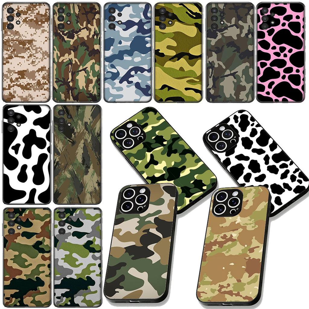 Camo Military Army Camouflage Pattern Cover for Motorola Moto E13 E20 E32 E22 E14 E15 G32 G60 G72 G7 G8 G82 G9 Plus Power Case