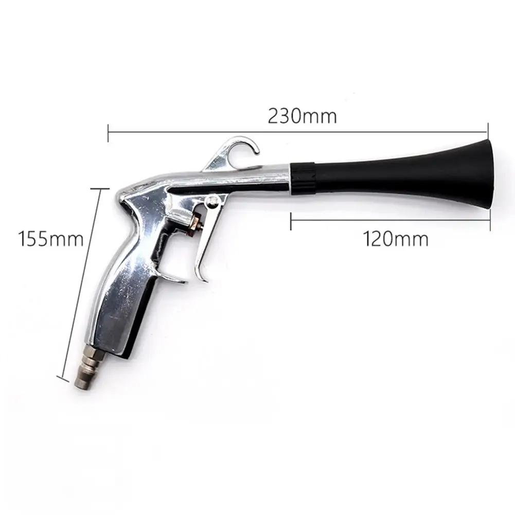 Car Cleaning Gun Stainless Steel Air Pulse High-pressure Cleaning Machine Car Interior Ceiling Seat Washing Tool accessories