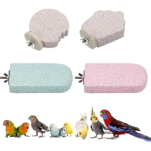 2pcs Gradient Colorful Bird Rope Perch Stand,Bird Cage Climbing Rope Toys Accessories,Bendable Climbing,Parakeet Lovebirds Cockatiels Budgies Play