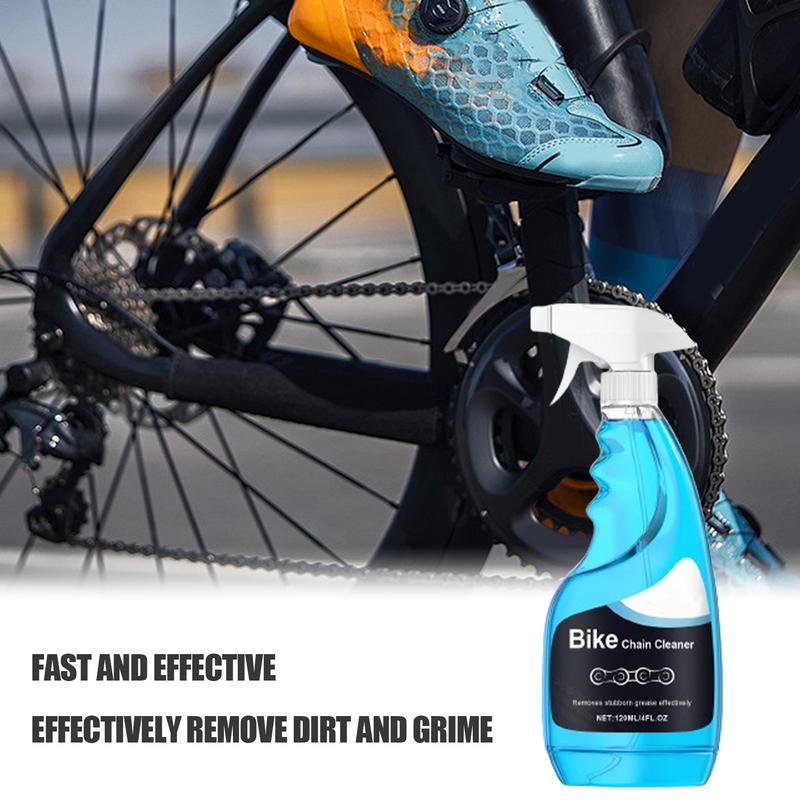 Motorcycle Bicycle Chain Cleaner 120ML Degreaser Bike Cycling Equipment Maintenance Efficient Rust Removal Spray Dirt Removal