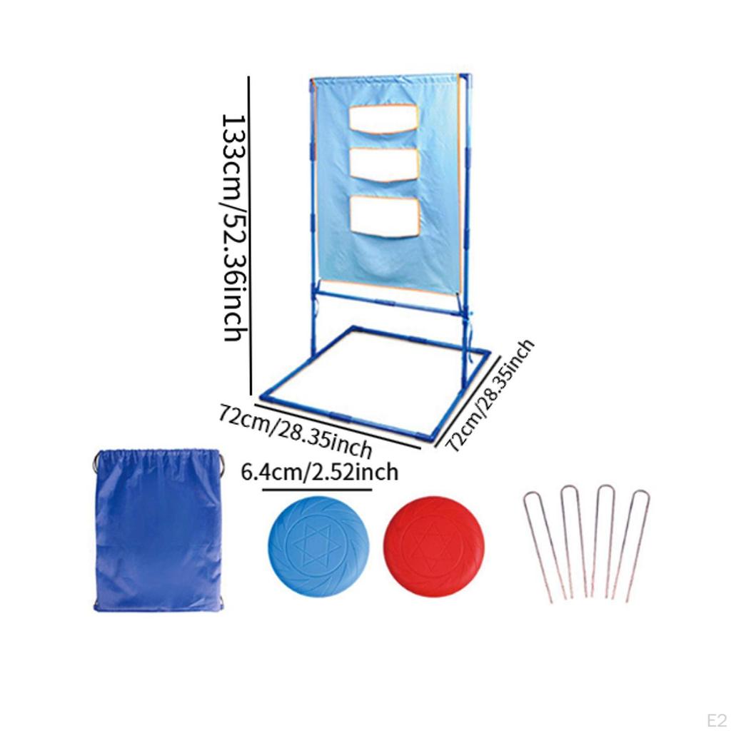 Toss Game Soccer Games Party Disc Goal Lawn for Backyard Picnic