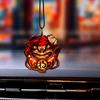 MDLUFY Daruma Car Hanging Daruma Necklace Car Car Car Mirror Entryway Ornament Pendant, Ornament, Pendant, Charm, Ornament, Bodhidharma, Decoration,