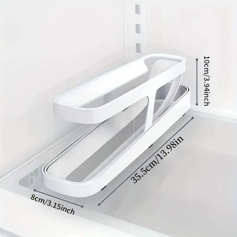 3-1Pc Automatic Rolling Egg Holder Fridge Egg Storage Rack Double-layer Fridge Egg Dispenser Refrigerator Kitchen Food Organizer