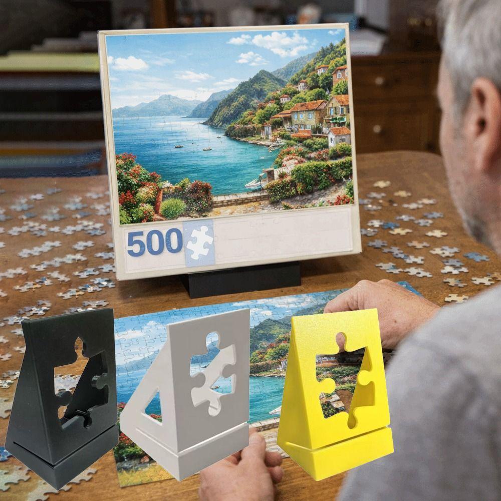 Stable Support Photo Frame Stand 3D Printing Poster Holder Puzzle Display Stand Art Storage