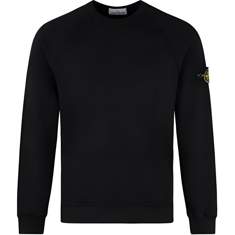 STONE ISLAND Logo Patch Crewneck Sweatshirt
