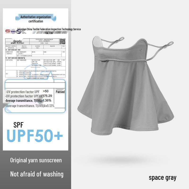 Women's Summer Blush Gradient 3D Ice Silk UV Protection Sun Mask