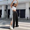 Fall Winter Casual Sports Pants Loose Wide Leg Pants Women's Fashion