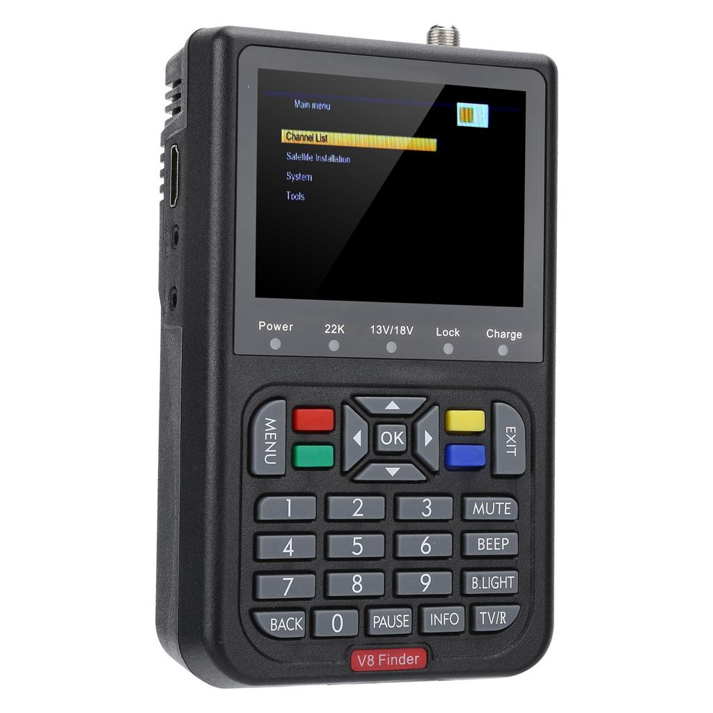 High Definition Satelliten Sternfinder Identifikator Ausrüstung Zubehör DVBs s2 ( noir)