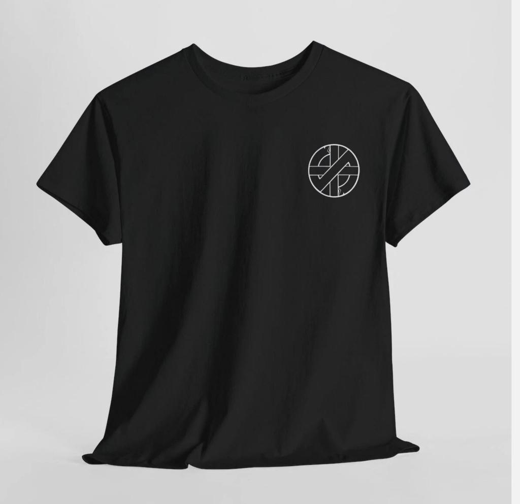CRASS Symbol Pocket Print Logo Punk Rock Anarchy Retro T Shirt