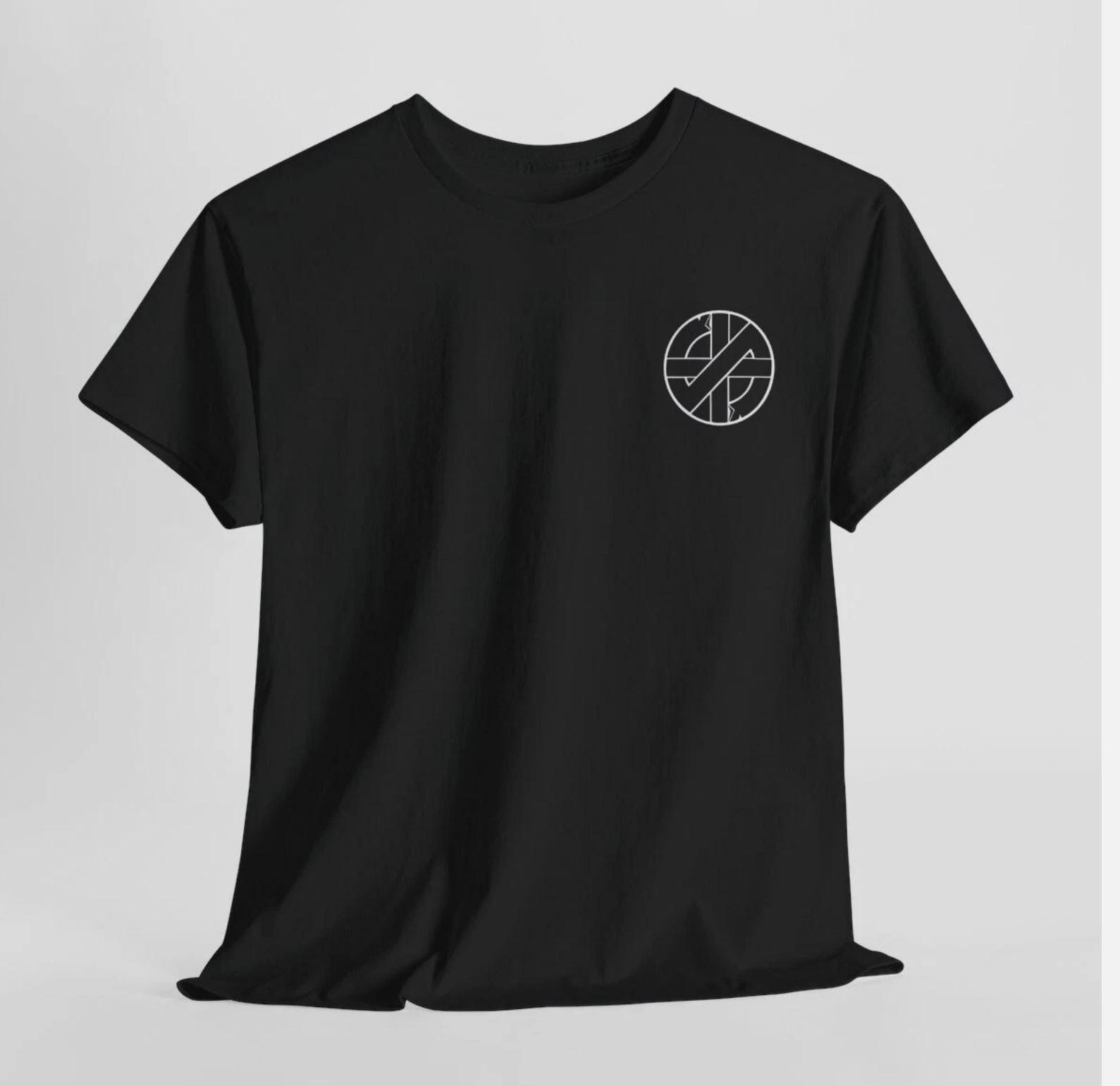 CRASS symbol pocket print logo punk rock anarchy retro T Shirt M