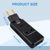 Folding Plug Converter Space Saving Electrical Socket Converter Power Adapters Extenion Socket 4 in 1 Plug Travel Adapters