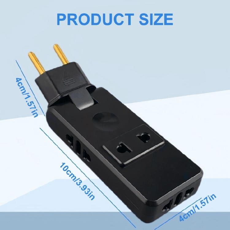 Folding Plug Converter Space Saving Electrical Socket Converter Power Adapters Extenion Socket 4 in 1 Plug Travel Adapters