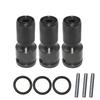 3Pcs Quick Release Socket Adapter 1/2 Square To 1/4 Hex Converter Chuck for Impact Ratchet Wrench Electric Drill Power Tool