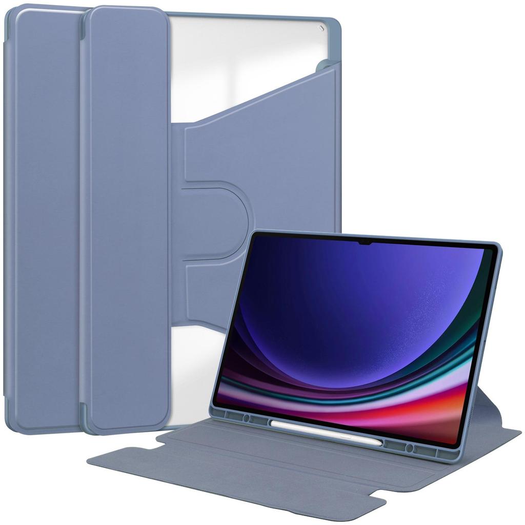 Compatible with Samsung Tab S10 Ultra: 360° Rotating Bluetooth Keyboard Protective Case.