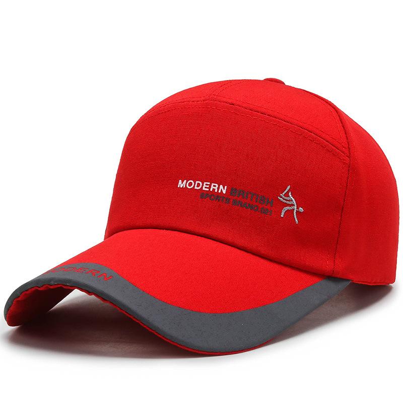 

Hat Men s Autumn and Winter Casual Sunshade Baseball Outdoor Sports Trendy Hat Duck Tongue Big Head Wrap Canvas Hat Adjustable червоний