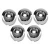 20Pcs Chrome Wheel Lug Bolt Nut Cap Cover for Touareg 2004-2017 Automobiles Engine Parts 7L6601173A 7L6 601 173A 2ZZ