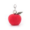 Apricot Lamb Sweet Apple Cute Soft Keychain Plush Perfect for Boys and Fits Kids Backpacks and 9cm Toy, Girls, Purses,