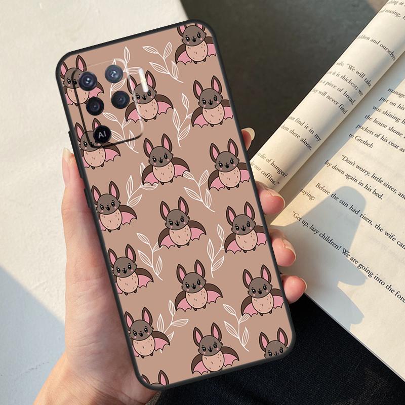 Halloween Bat Case For Oppo A5 Pro A15 A16 A17 A57 A77 A94 A74 A54 A76 A96 A40 A60 A80 A18 A38 A58 A78 A98