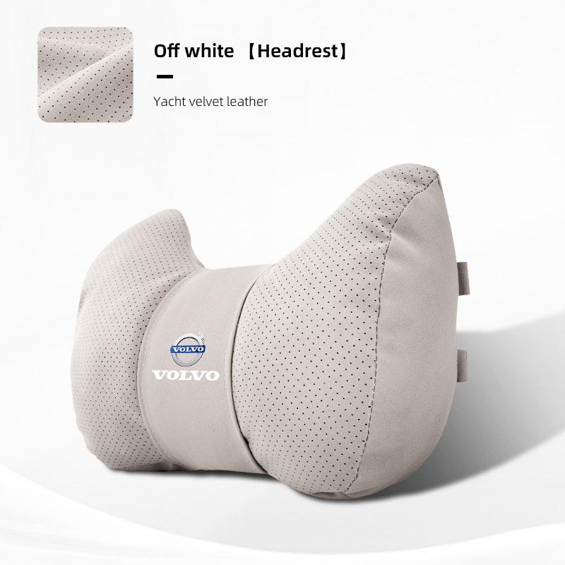 Soft Breathable U-shaped Car Seat Headrest Lumbar Support For Volvo XC90 V90 V60 XC60 V40 EC40 EX40 S80 S60 S90 C40 XC40 V70 C30