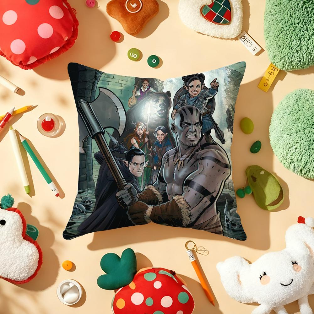 The Legend V-vox Machina Pillow Case Plush Fabric Soft Double-Sided Printed Sofa Warm Winter Home Gift Cushion Cover