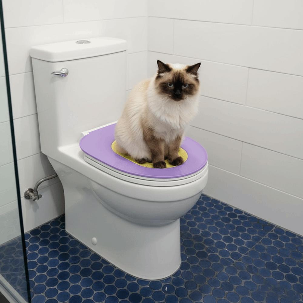 Removable Pet Toilet Trainer Washable Cat Toilet Training Reusable Litter Box  Apartment Living