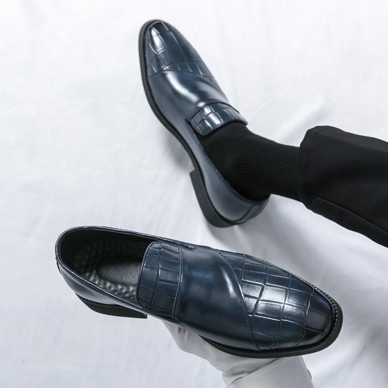 

Модная кожаная обувь для мужчин, из натуральной кожи, больших размеров, высококачественная дизайнерская формальная обувь, повседневная обувь, модная деловая 46