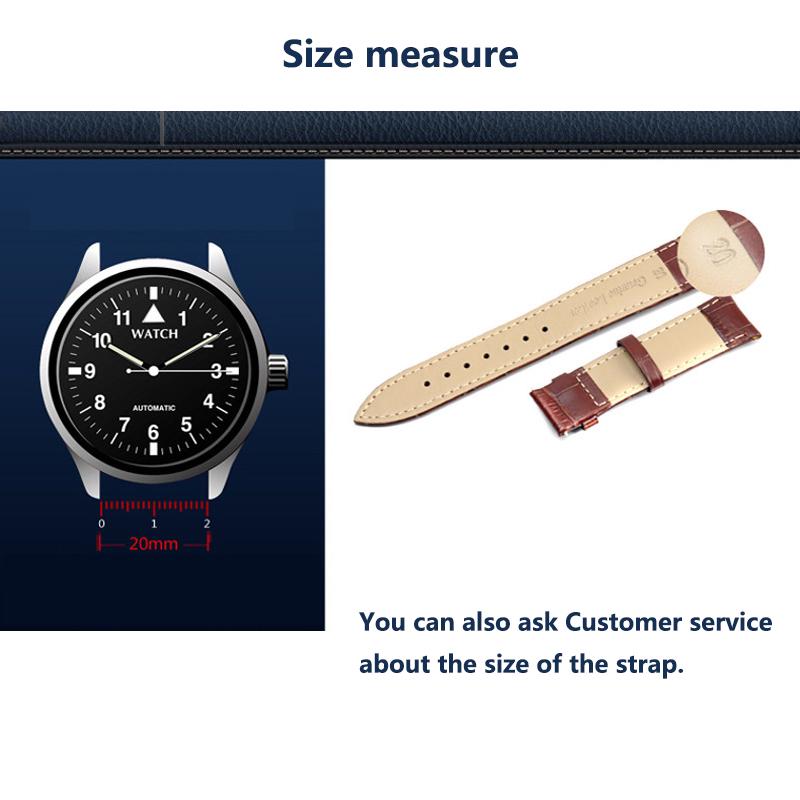 Новый 12-24 мм кожаный ремешок для часов с принтом крокодила 1 шт. Высокое качество — фото 13