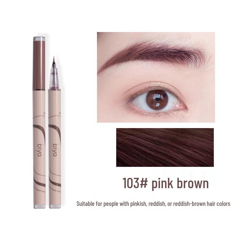 Biyaxu Vividly Draw Waterproof Ultra-fine Eyebrow and Under-eye Eyeliner Pencil