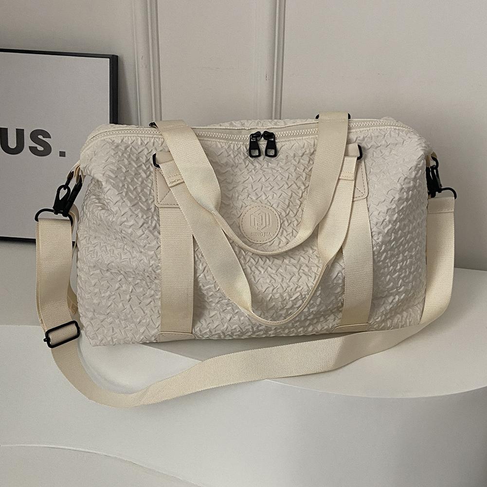 

популярна жіноча сумка на плече для вправ великої місткості Weekender Night Bag Сумочка для зберігання фітнесу Жіноча сумочка для йоги білий