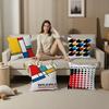 Abstract Bauhaus Exhibition Personalized Picture Text Home Decorative Pillows Household Gifts 45x45cm