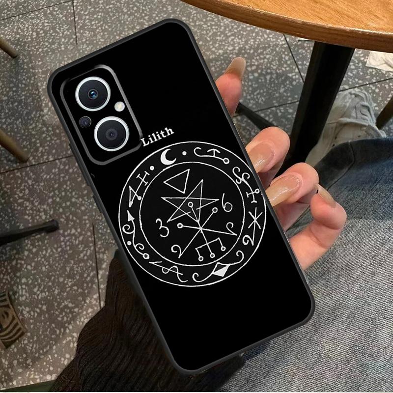 Witchcraft Occult Pentagram For OPPO Reno 14F 13F 12F 11F 10 11 12 13 14 Pro 7 8 Lite 8T OPPO Find X5 X6 X8 X9 Pro Case