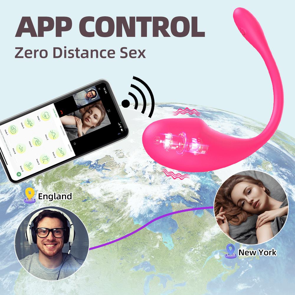 APP Remote Control Vibrator Dick Wearable Vibrating Love Egg For Adult Dildo Women G Spot Vibrating Panties Sex Toys For Couple