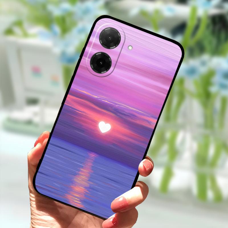 Custodia Morbida Per Xiaomi Redmi A5 4G Silicone TPU Nera Copertura Protettiva Per Telefono Per Poco C71 4G Design Popolare Bumper Ammortizzanti Borse