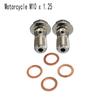 4X Stainless M10 X 1.25 Banjo Bolts Brake Master Cylinder Screw Brake Hose Caliper Bolt Hydraulic Clutch Screw