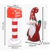 Christmas Inflatables Santa Claus Indoor Decor Blow Up Christmas Gnome Home Decor for Holiday Season