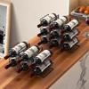 Decorative Wine Rack Iron Wine Racks Multifunctional Luxury Wines Display Holder Elegant Modern Wines Holders Bar Accessories