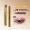 Three Color Eyeshadow Stick Silkworm Multifunction Eye Shadow Stick Waterproof Long-lasting Setting Student Daily Cosmetics Women's Fashionable