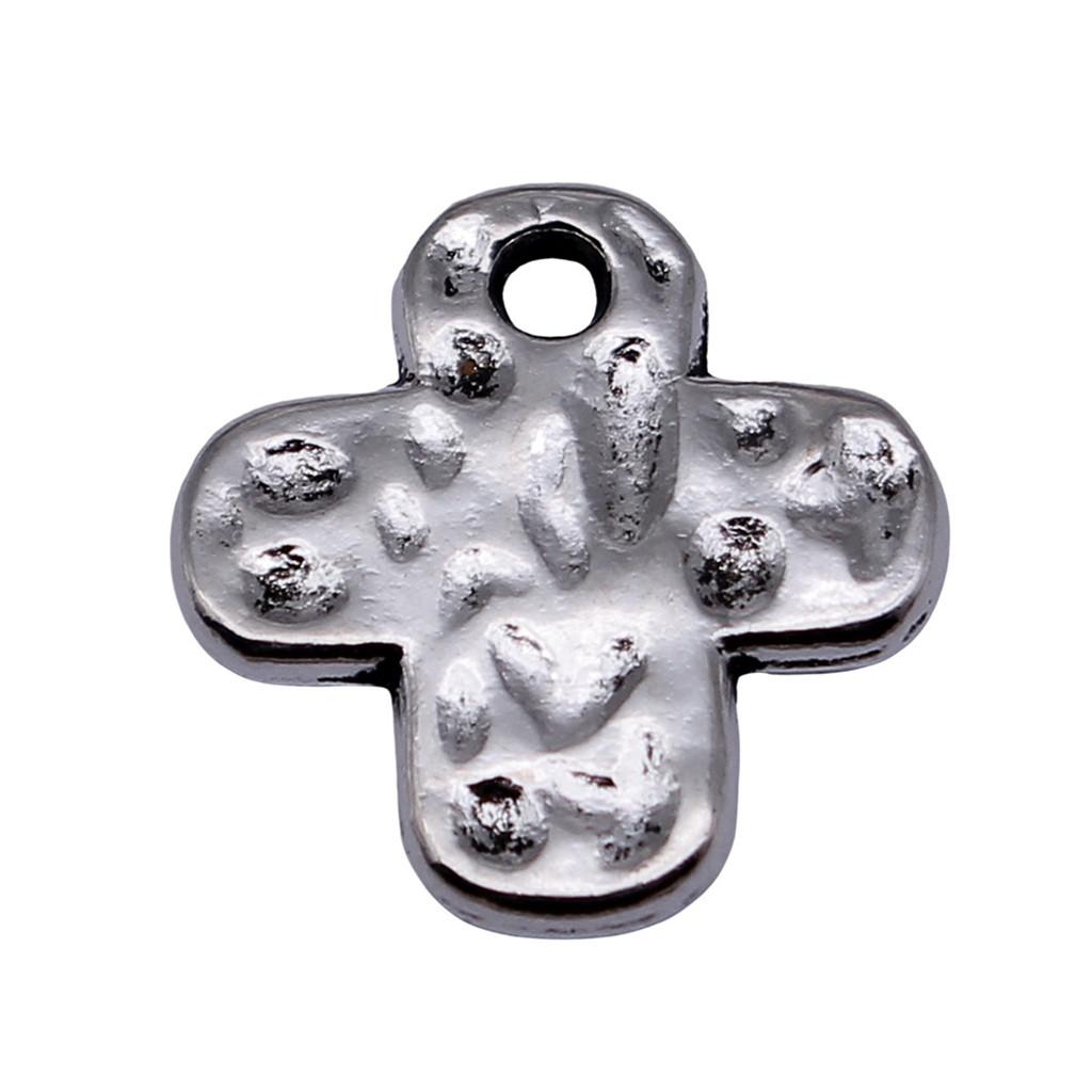 Vintage Cross Charms Multi Color Alloy Pendants For Religious Christian Jewelry
