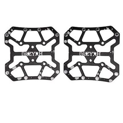 2pcs Aluminum Alloy Bicycle Clipless Pedal Anti-slip Ultralight Clipless Pedal Delicate Classic Platform Adapters For SPD KEO