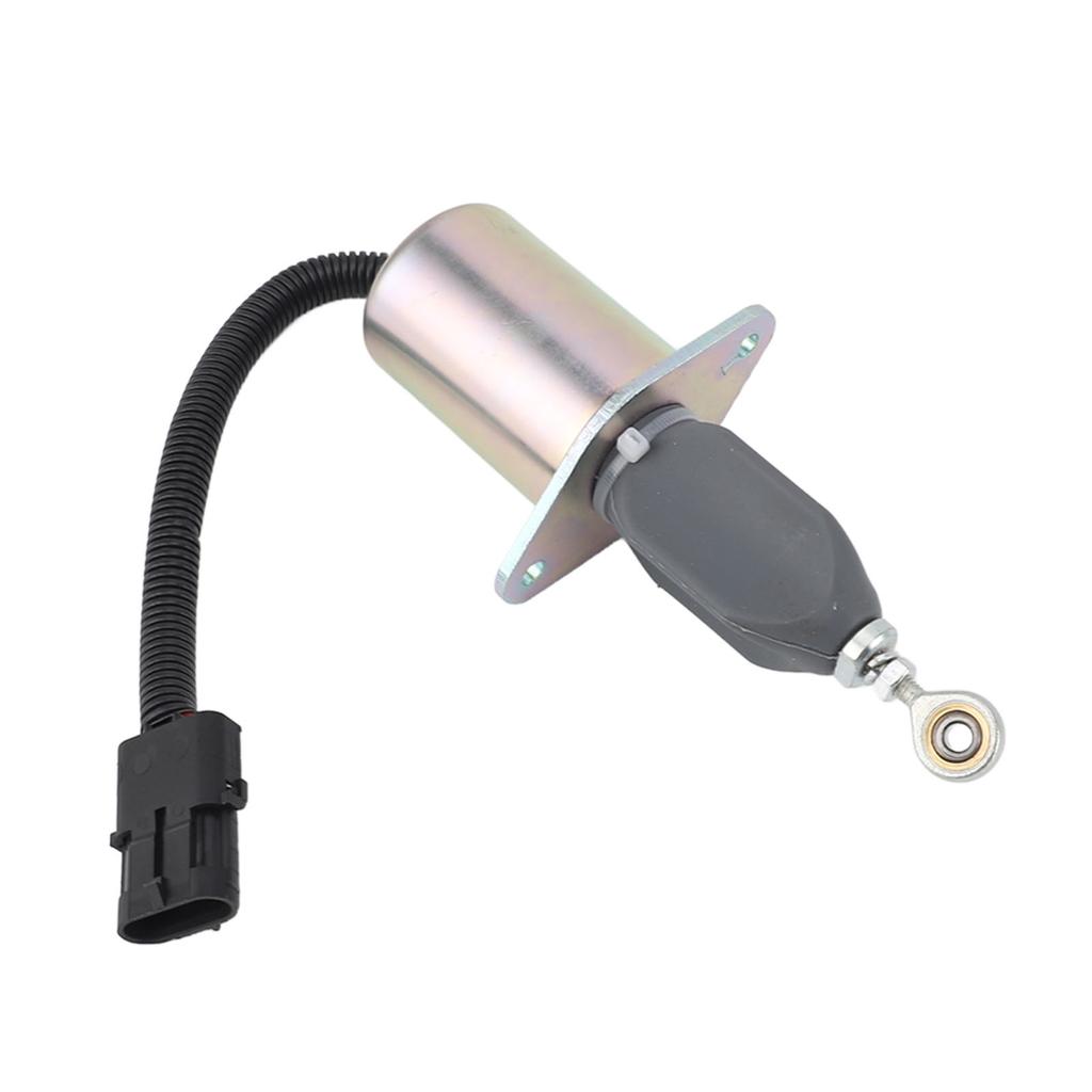 Flame Out Solenoid Valve Replacement Metal High Accuracy Sensitive Engine Stop Solenoid Valve 12V