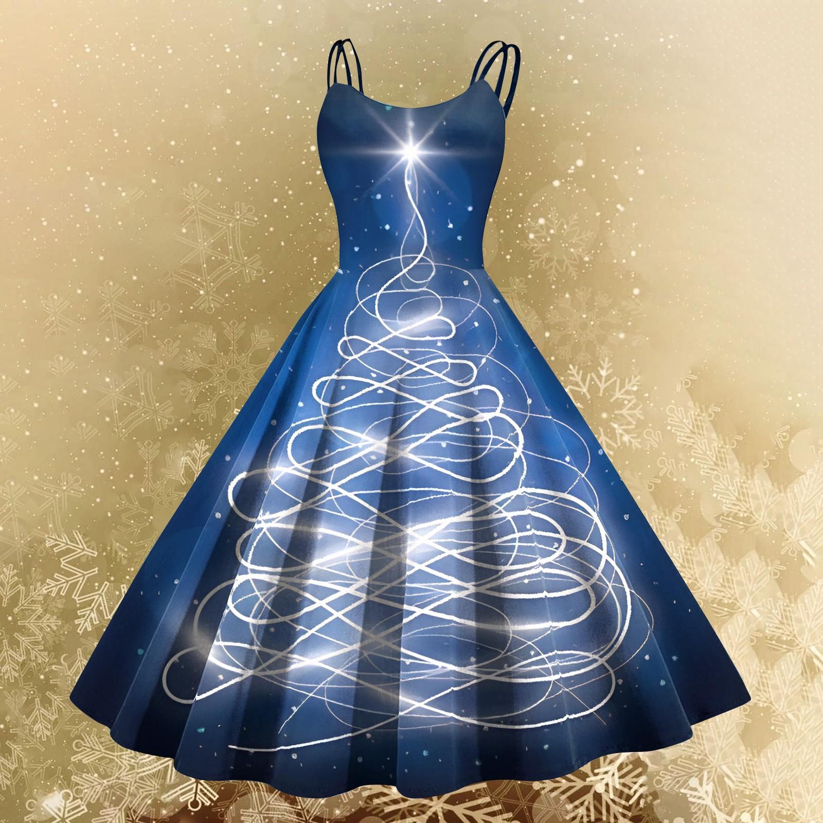 

Женское модное сексуальное коктейльное платье без бретелек с рождественским принтом в стиле панк, винтажное платье.