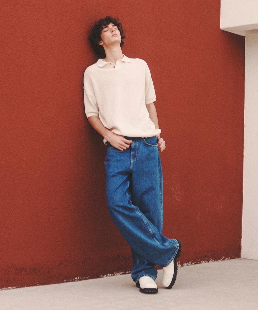 KNITTED Coolever Pk Short Sleeve Knit Tee Ivory