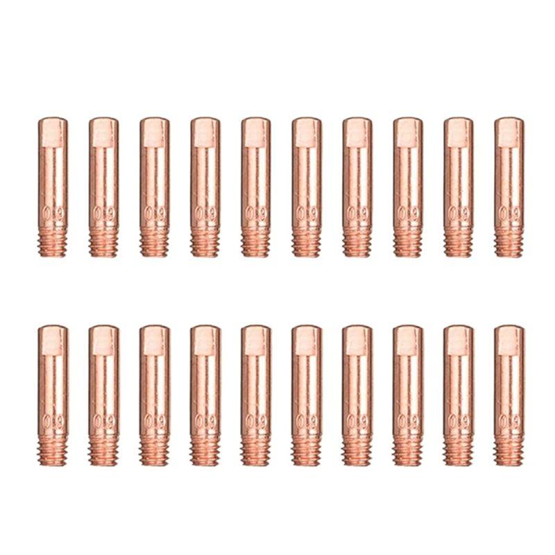 ABJI-Mig 30-Pack MB15 15AK Welding Accessory Kit, Welding Contact Tips 0.035Inch,Gas Nozzle/Contact Tip Holder