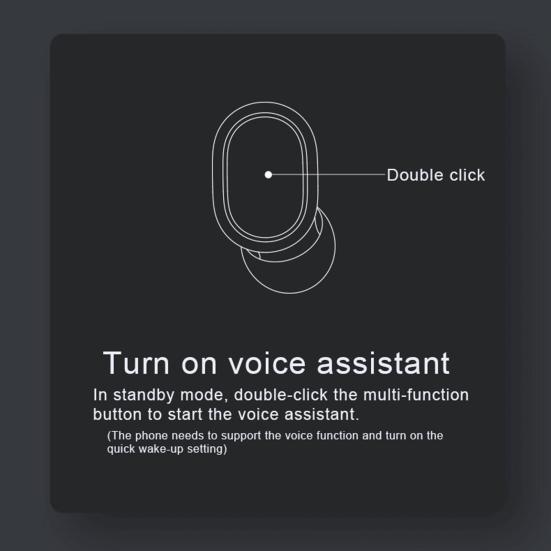 E6S True Wireless Stereo Mini Portable Bluetooth-compatible 5.1 Wireless Rechargeable In-ear Sport Earphone