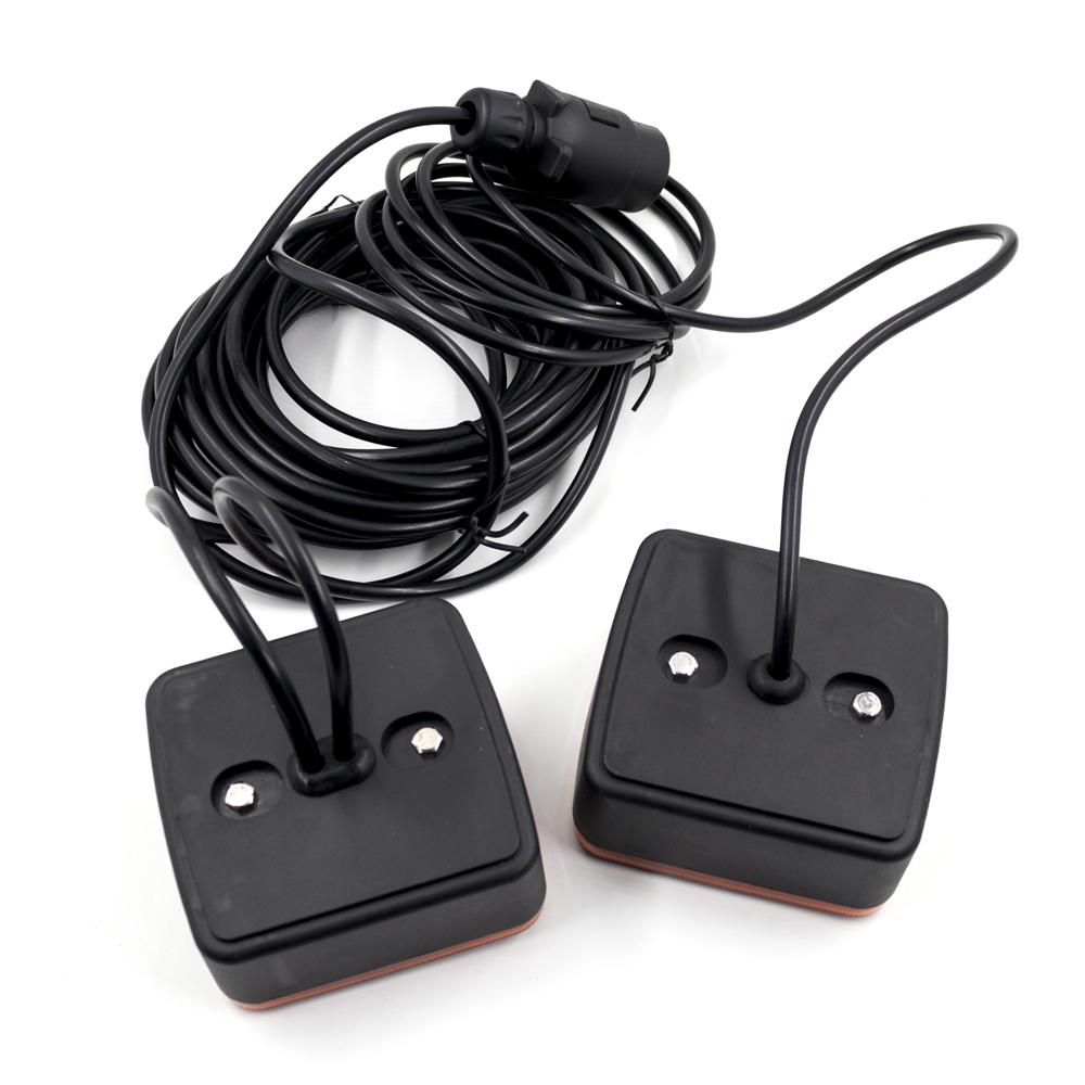 1 Set 12V Trailer Lightboard Taillight 10m Cable 7 Pin Brake Stop License Number Plate & Reflector Turn signal & Warning light